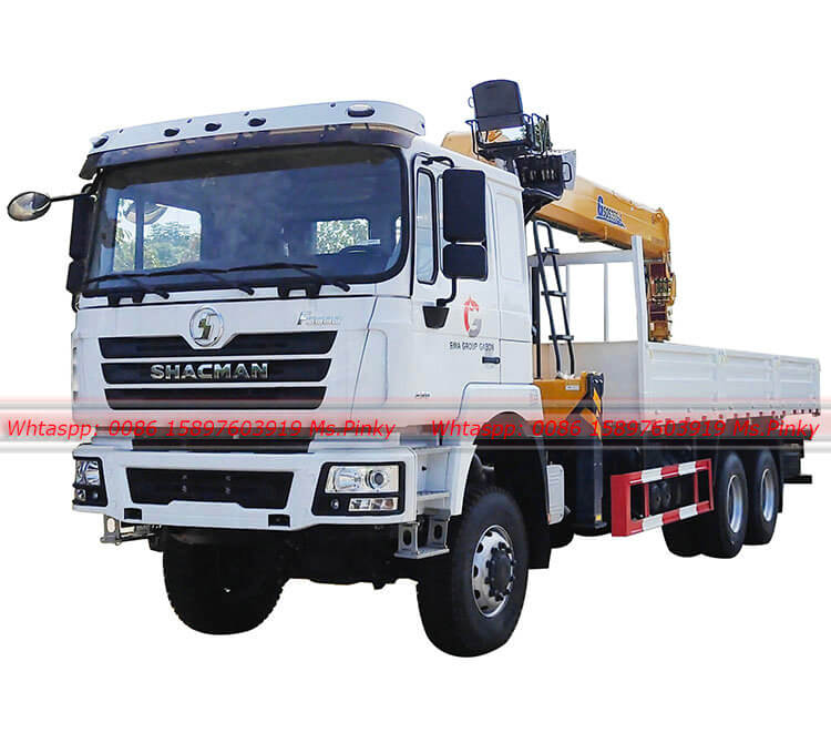All Wheel Drive Shacman Truck With Crane