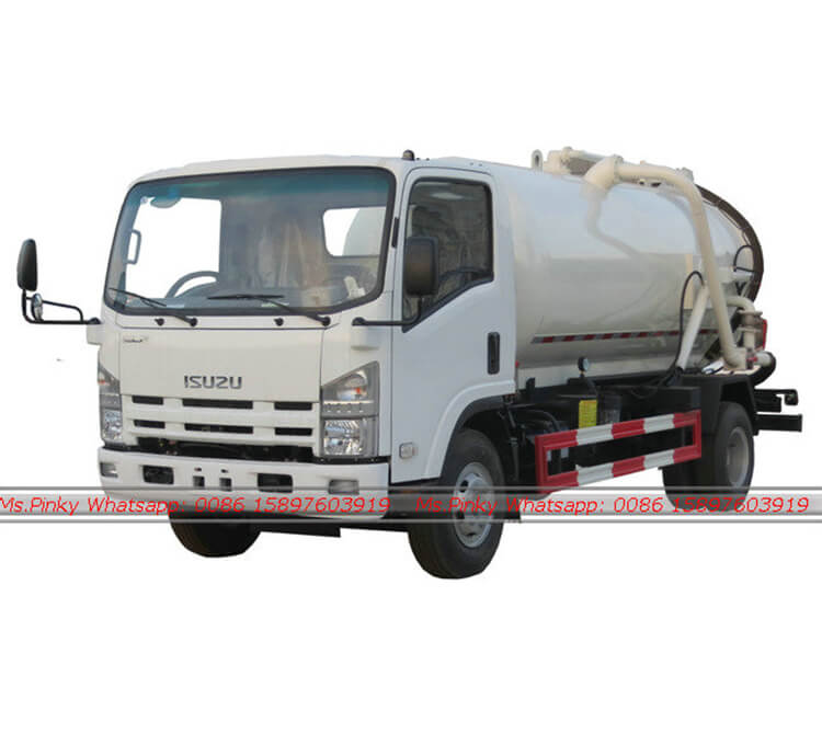 190HP 700P ELF ISUZU Sewage Suction Truck