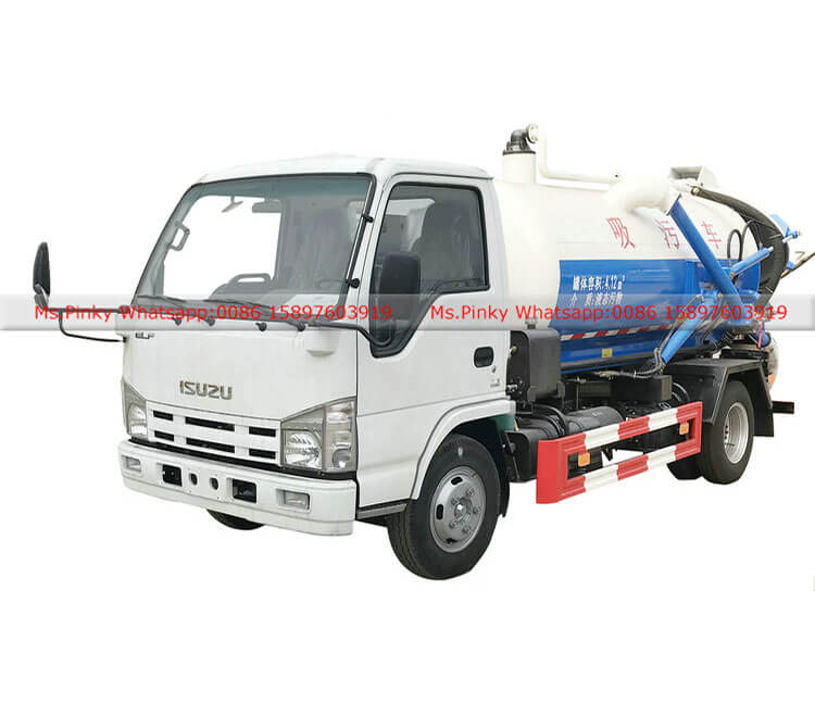 MINI ISUZU Tipper Sewage Drainage Truck