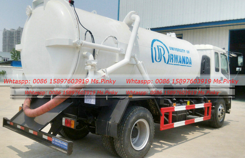 10000Liters ISUZU FTR Sewer Cleaning Truck