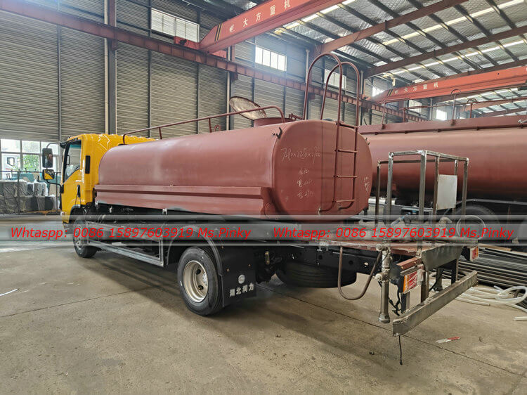 Philippine 8Tons ISUZU Drinking Water Transport Vehicle Stainless Steel Tanker for Potable Water