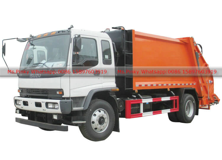 Working principle of compressed Garbage truck