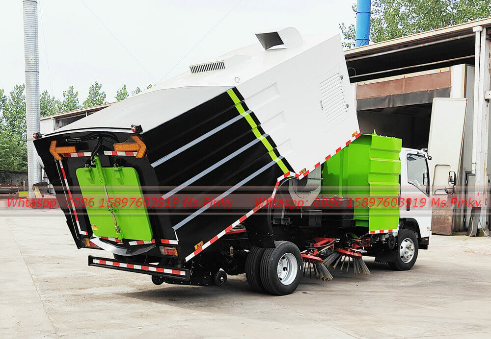 ISUZU truck mounted sweeper 