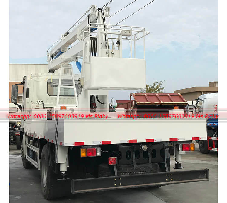 ISUZU Hydraulic lifting platform truck Isuzu telescopic platform truck