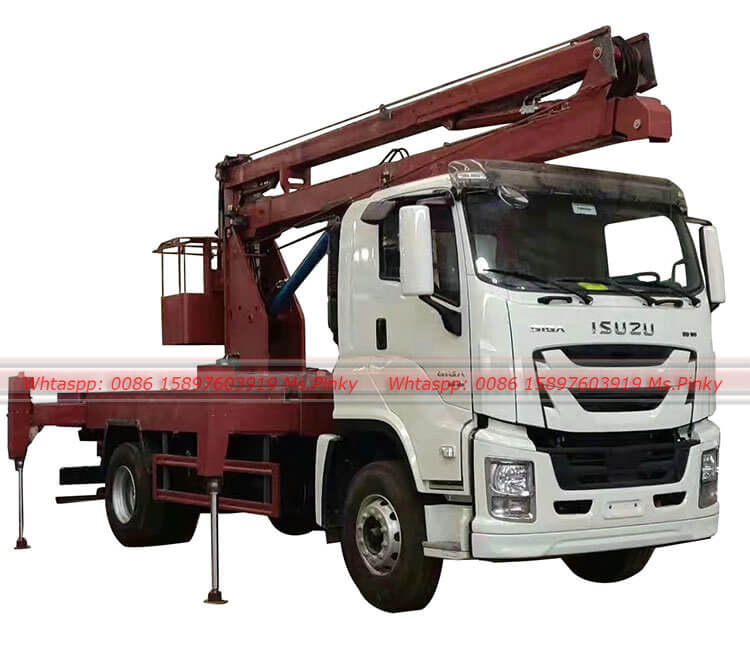 ISUZU GIGA truck mounted aerial platform hydraulic aerial truck