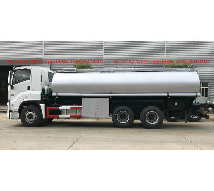 10Wheels ISUZU GIGA Truck Stainless Steel Tank For Food Oil