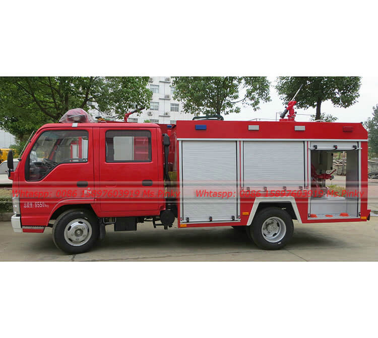 Small ISUZU Rescue fire service truck