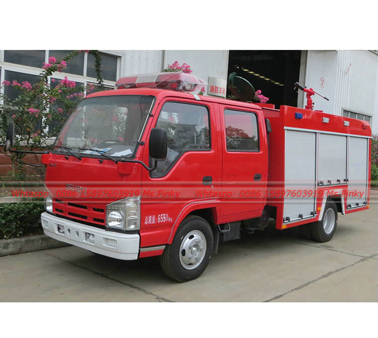 2.5Tons ISUZU Emergency fire fighting truck