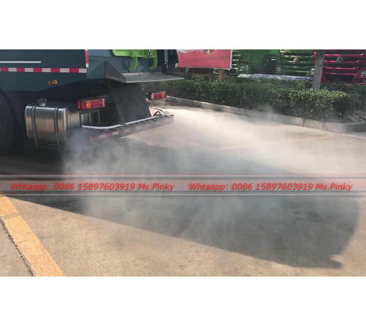 Rear Sprayer for Street Clean and Sweeper Truck