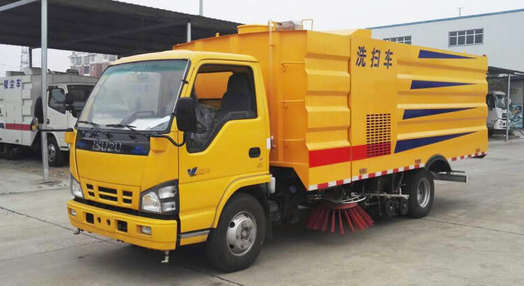 ISUZU 600P High Pressure Cleaning and Sweeping Truck