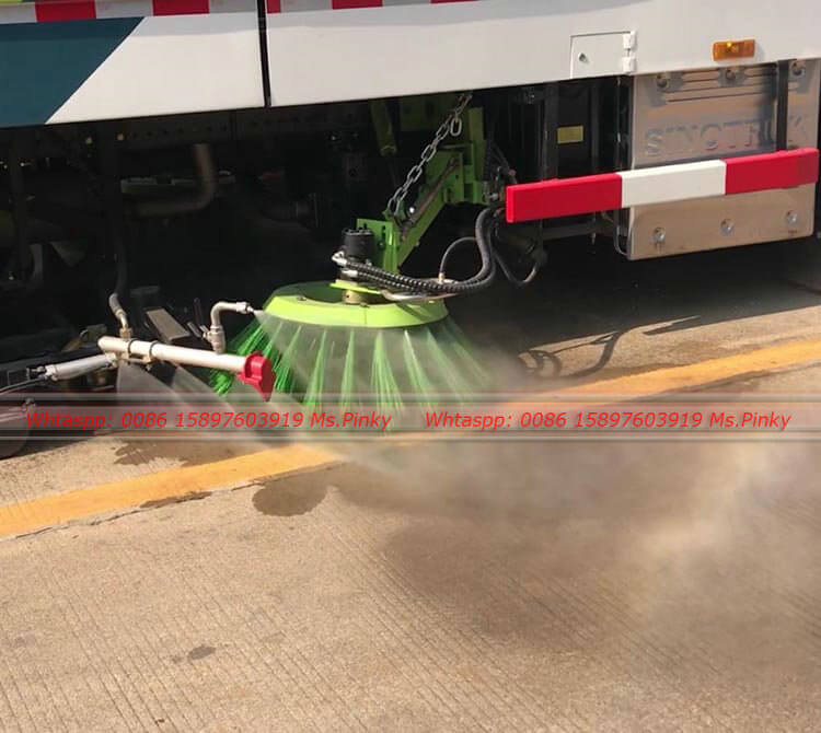 Road Street High Pressure Cleaning and Sweeping Truck
