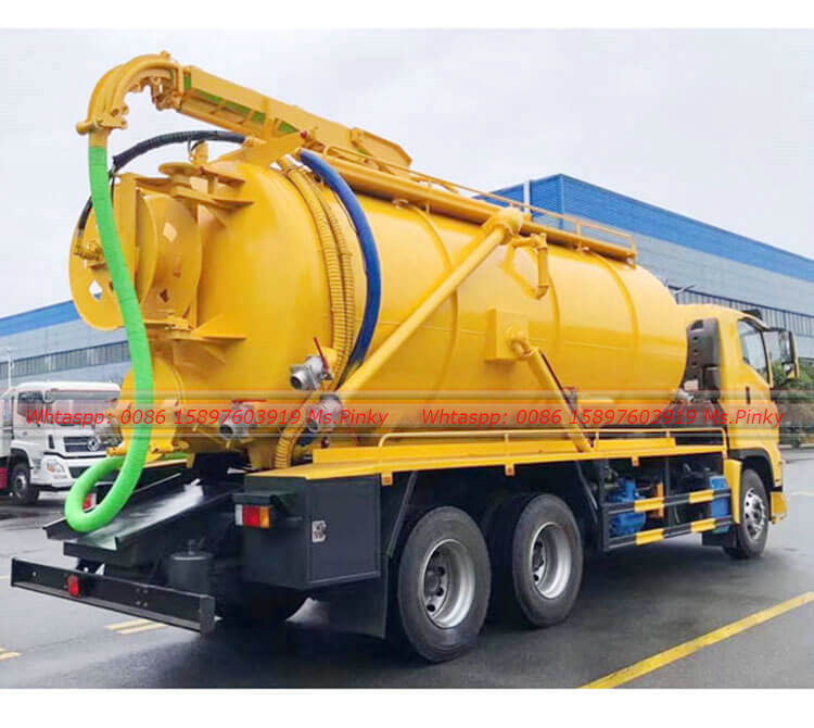 ISUZU Combined Sewer Vacuum and Jetting cleaning Trucks