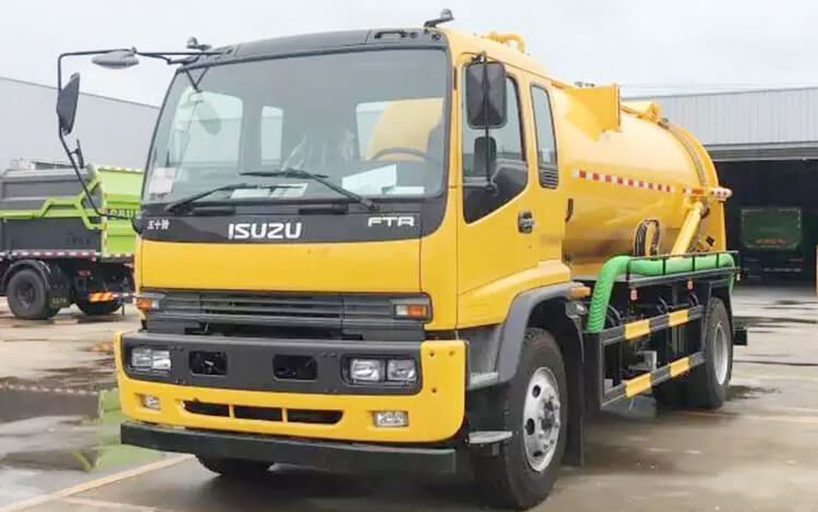 Philippines Isuzu Vacuum Tanker Sewage Suction Trucks