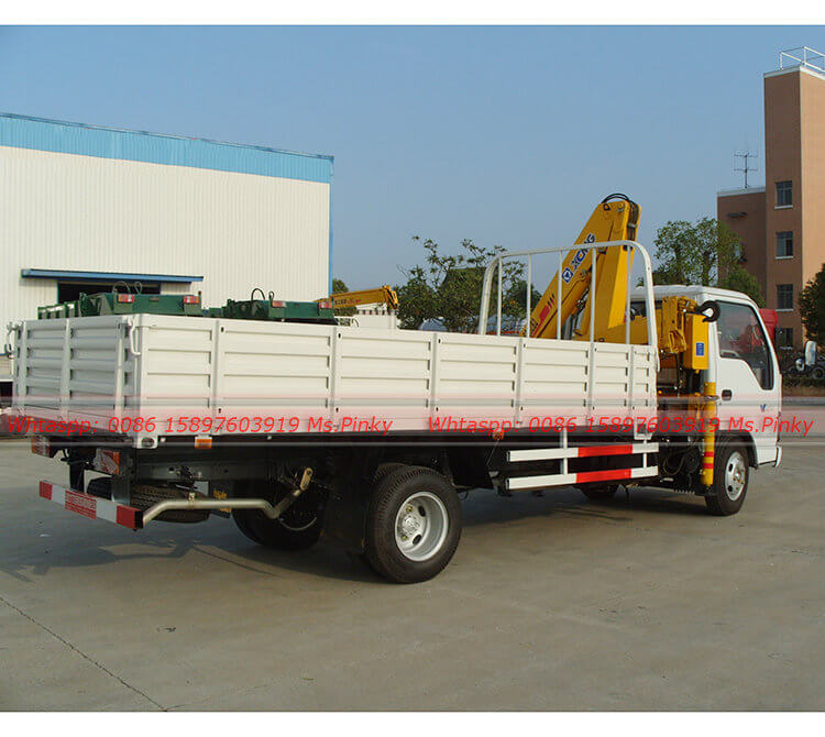 ISUZU 600P 4K Engine Cargo crane truck