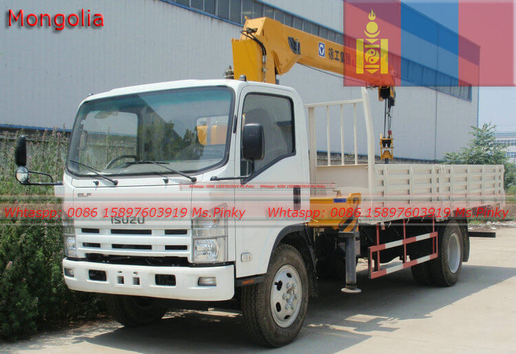 ISUZU XCMG Truck with Crane 5Tons