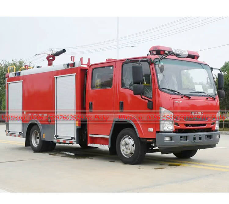 3.5Tons ISUZU Water Foam Fire Truck