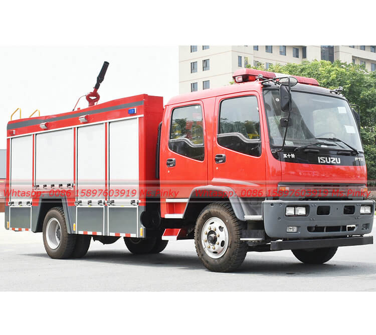 ISUZU FTR Water Foam Fire Vehicle Fire Fighting Trucks