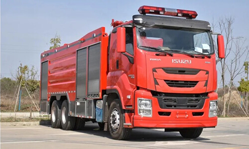 10Wheels ISUZU GIGA Foam Dry Powder Fire Engine Truck
