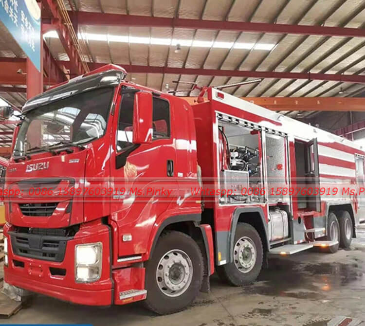 ISUZU GIGA Water-Dry Powder Combined Fire Truck