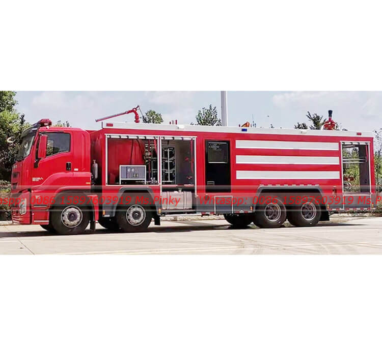 Water-Dry Powder Combined Fire Truck