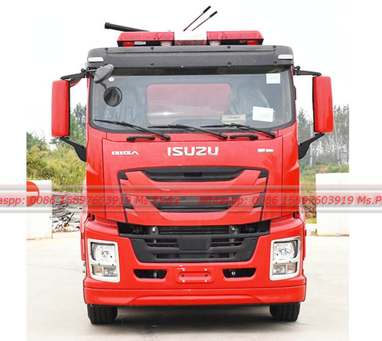ISUZU GIGA Fire Tender Trucks Dry Powder Airport Fire Fighting Truck