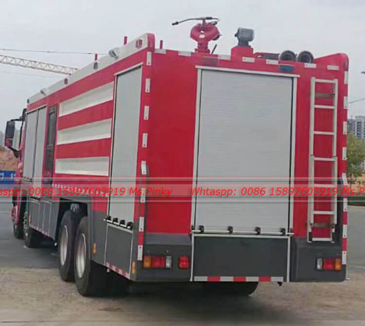Best China Isuzu Emergency Water Foam Fire Truck with Dry powder