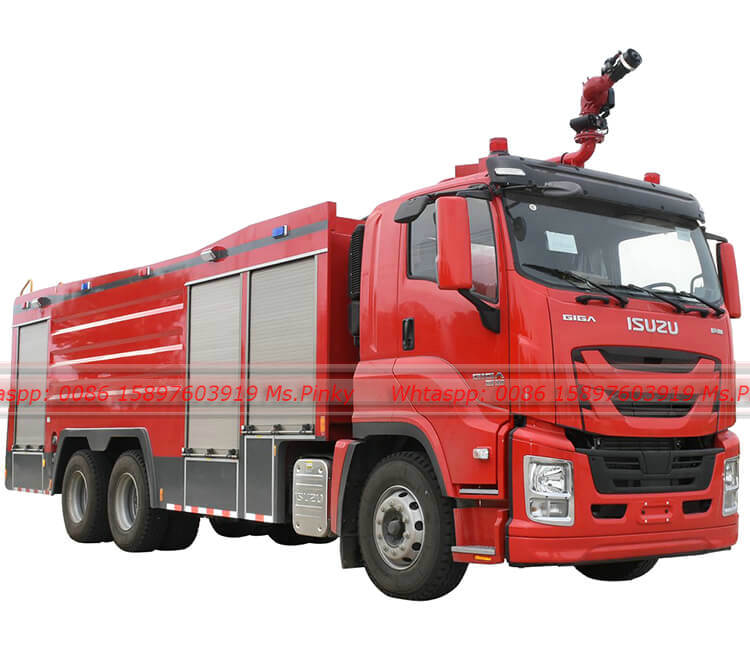 ISUZU GIGA Electric Remote Contorl Fire Foam Monitor Fire Truck