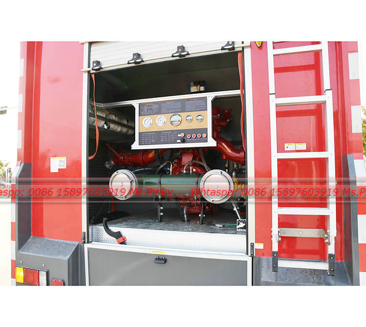 ISZUZU GIGA Fire Fighting Truck With Electric Remote Contorl Fire Foam Monitor