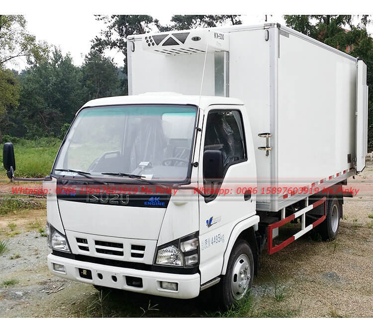 ISUZU freezer truck for live fish delivery