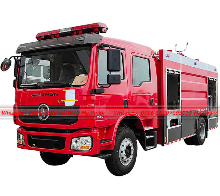 Fire Extinguisher Water Shacman Truck