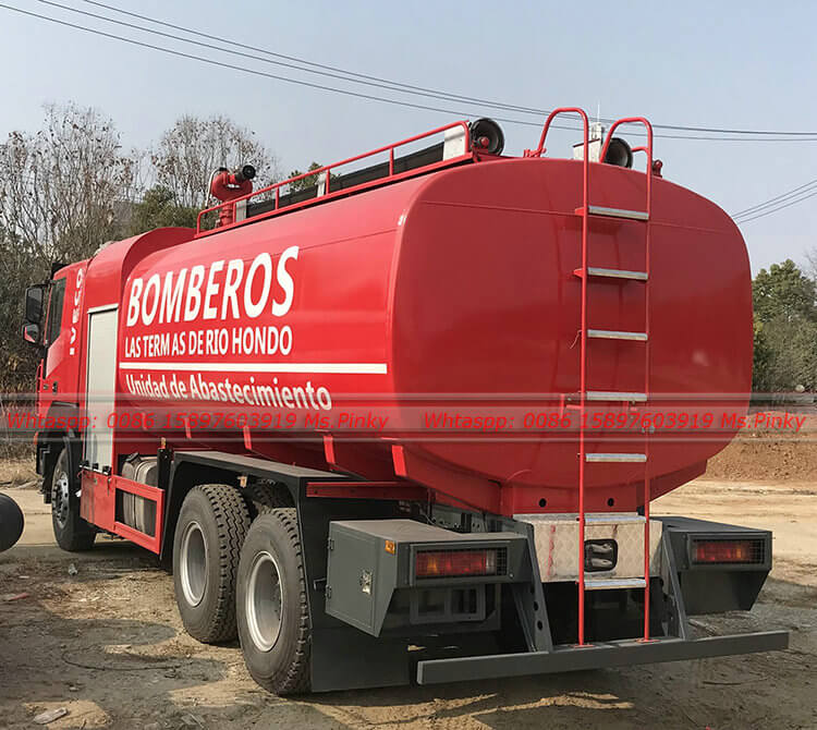 6x4 IVECO Fire Truck With Water Tanker