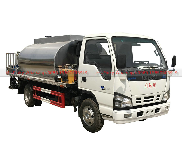 4000L ISUZU Bitumen spreader Truck Asphalt Paver Spraying Machine Trucks