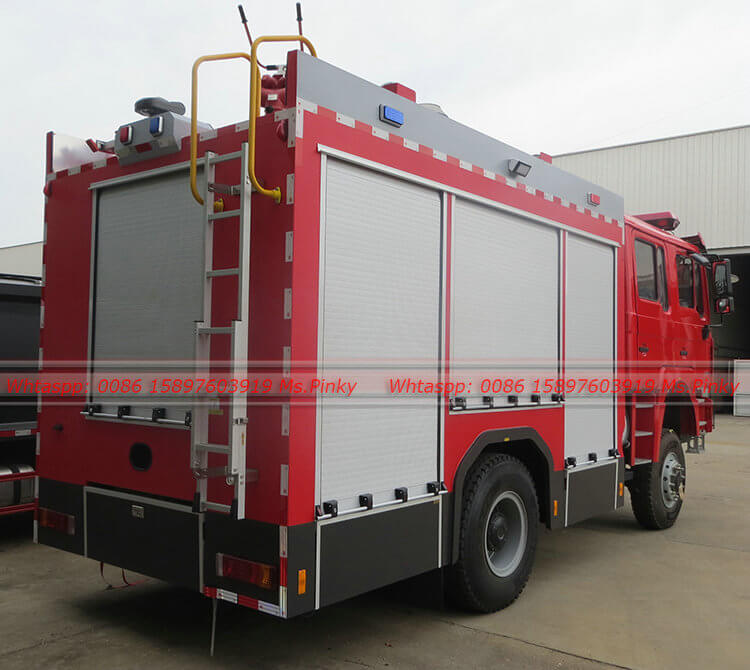 All Wheel Drive Shacman Fire Engine Truck