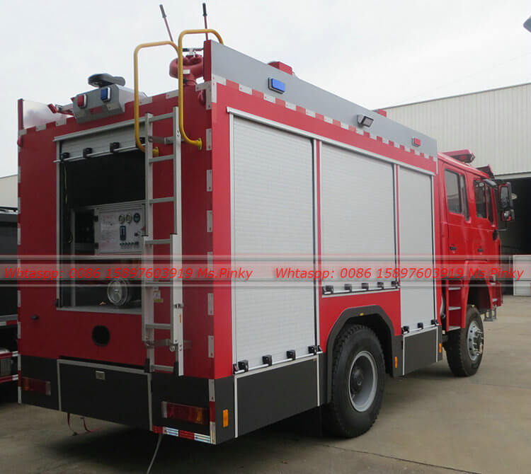 4WD Off Road Shacman Fire Truck