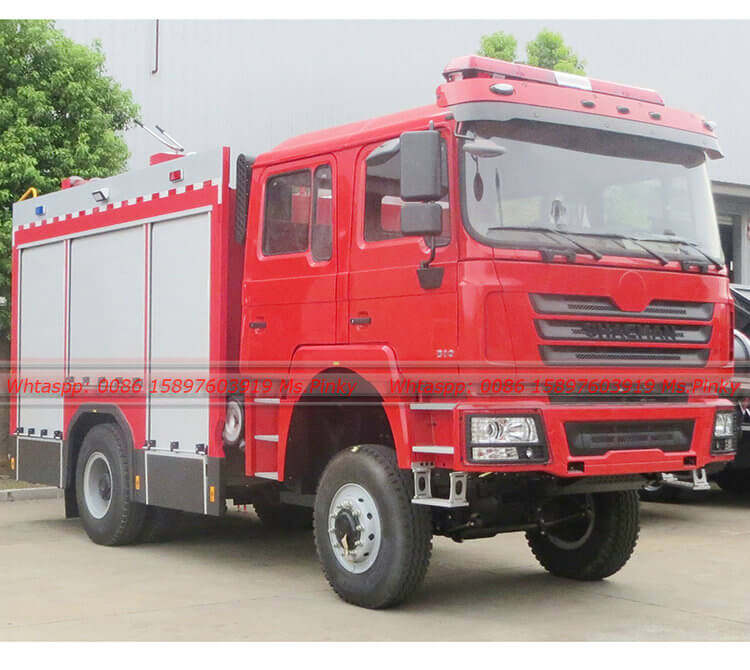 4x4  Off Road Shacman Fire Truck