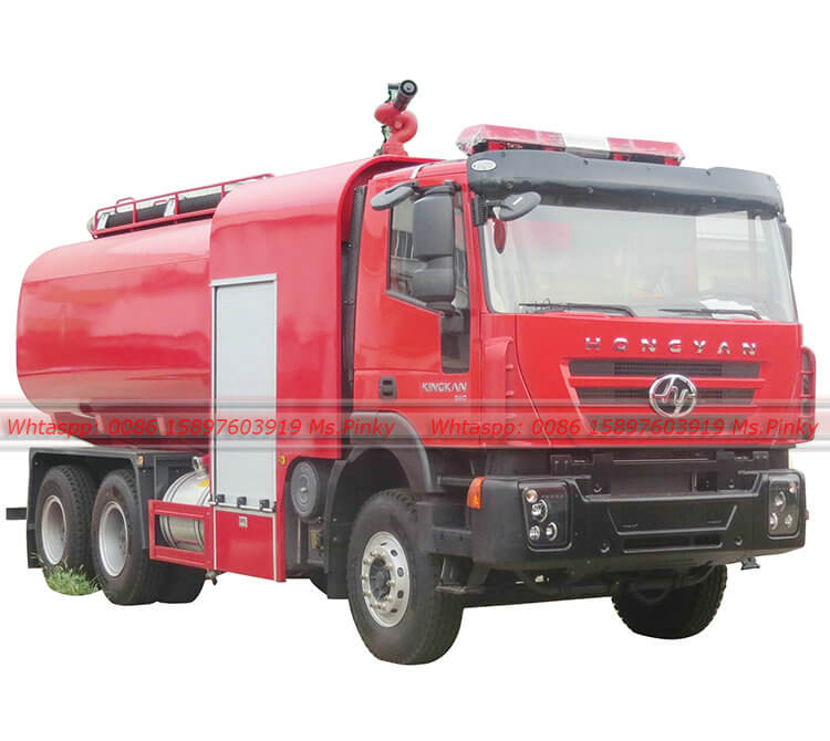 10Wheels HongYan KingKan Water Tanker Fire Truck