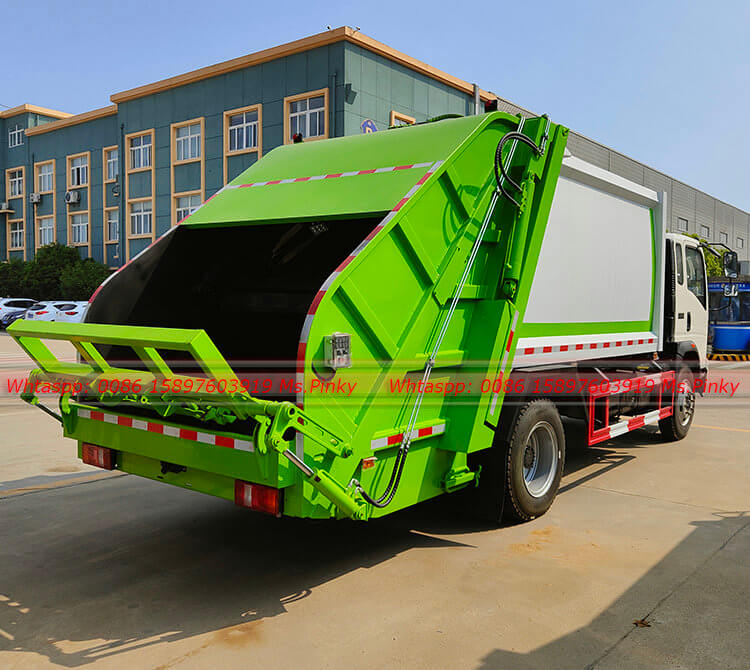 160HP HOWO Rear Loading Garbage Collection TrucK