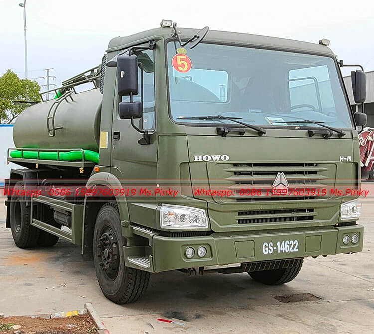 All Wheel Drive HOWO Fecal Suction Truck