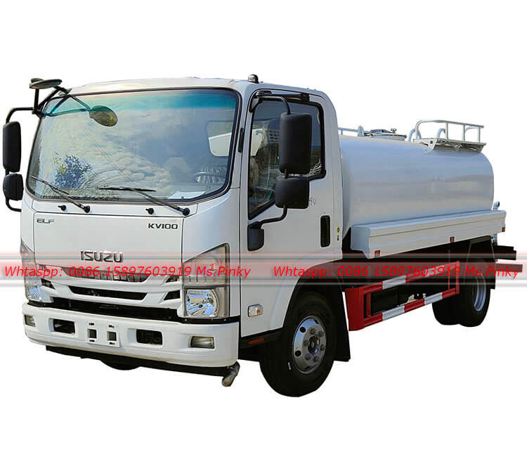 ISUZU Water Spraying Truck Stainless Steel Tanker