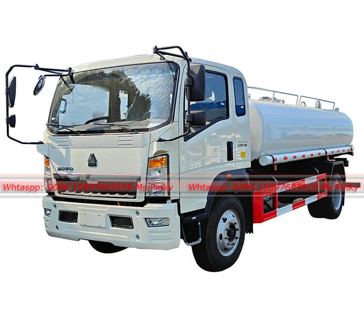 8Tons HOWO Drinking Water Tanker Truck